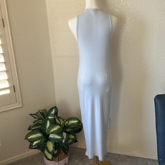 JAMES PERSE Ribbed Tank Bodycon Dress, Size 2 (medium) light Blue, NWOT Display - Picture 5 of 12